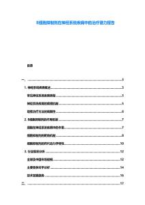 B細胞抑制劑在神經系統(tǒng)疾病中的治療潛力報告