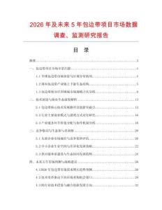 2026年及未來5年包邊帶項目市場數據調查、監測研究報告