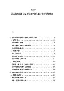 2025-2030智慧城市規劃建設及產業發展與城市治理研究