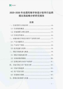 2025-2030年動(dòng)漫風(fēng)格字體設(shè)計(jì)軟件行業(yè)跨境出海戰(zhàn)略分析研究報(bào)告