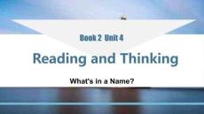 Unit4+History+and+Traditions高中英语人教版必修第二册