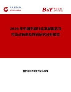 2026年中國手刷行業發展現狀與市場占有率及排名研究分析報告