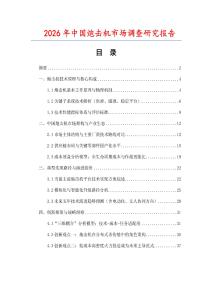 2026年中國(guó)炮擊機(jī)市場(chǎng)調(diào)查研究報(bào)告