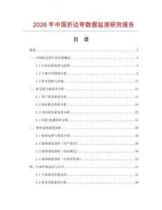 2026年中國折邊帶數據監測研究報告