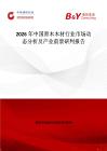 2026年中國原木木材行業(yè)市場動態(tài)分析及產業(yè)前景研判報告