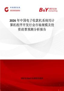 2026年中国电子收款机系统用计算机程序开发行业市场规模及投资前景预测分析报告