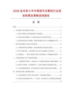2026及未來5年中國投幣點歌機行業(yè)投資前景及策略咨詢報告
