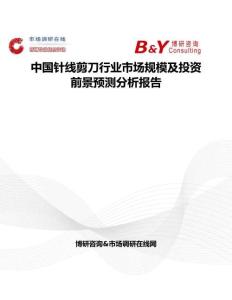 中國針線剪刀行業市場規模及投資前景預測分析報告
