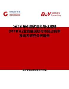 2026年中國多層鐵氧體磁珠(MFB)行業(yè)發(fā)展現(xiàn)狀與市場占有率及排名研究分析報告