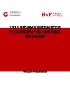 2026年中国多管高效旋风收尘器行业发展现状与市场占有率及排名研究分析报告