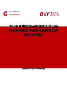 2026年中國原子級拋光工藝設(shè)備行業(yè)發(fā)展現(xiàn)狀與市場占有率及排名研究分析報告