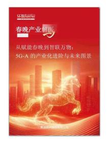 XX顧問春晚研究：從賦能春晚到智聯(lián)萬(wàn)物：5G-A的產(chǎn)業(yè)化進(jìn)階與未來(lái)圖景