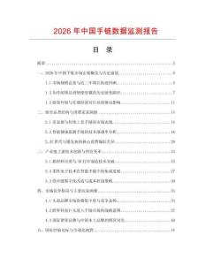 2026年中國手鏈數據監測報告