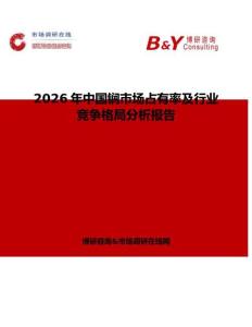 2026年中國锎市場占有率及行業競爭格局分析報告