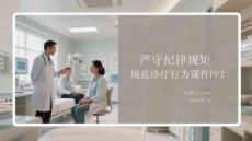 嚴守紀律規矩 規范診療行為課件 PPT
