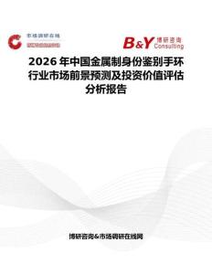 2026年中國金屬制身份鑒別手環行業市場前景預測及投資價值評估分析報告