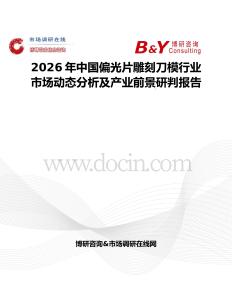 2026年中國偏光片雕刻刀模行業(yè)市場動態(tài)分析及產(chǎn)業(yè)前景研判報告