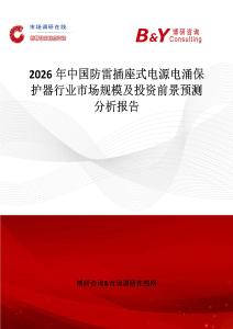 2026年中國防雷插座式電源電涌保護器行業(yè)市場規(guī)模及投資前景預(yù)測分析報告