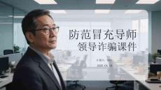 防范冒充導(dǎo)師領(lǐng)導(dǎo)詐騙課件