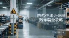 防范快遞丟失理賠詐騙全攻略