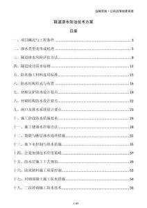 隧道滲水防治技術(shù)方案