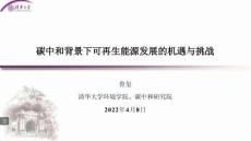 【專家】碳中和背景下可再生能源發(fā)展的機遇與挑戰(zhàn)