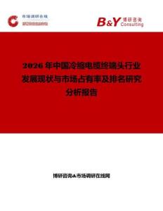 2026年中國冷縮電纜終端頭行業(yè)發(fā)展現(xiàn)狀與市場占有率及排名研究分析報告