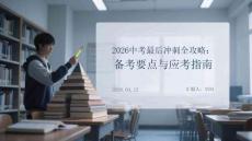 2026中考最后沖刺全攻略：備考要點(diǎn)與應(yīng)考指南