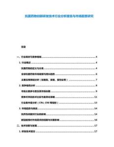 抗菌藥物創(chuàng)新研發(fā)技術(shù)行業(yè)分析報(bào)告與市場(chǎng)前景研究