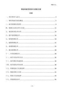 鋼結(jié)構(gòu)疲勞檢測與修復(fù)方案