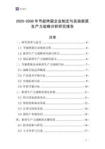 2025-2030年節(jié)能烤箱企業(yè)制定與實施新質(zhì)生產(chǎn)力戰(zhàn)略分析研究報告
