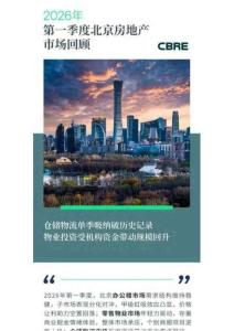 房地產(chǎn) -2026年第一季度北京房地產(chǎn)市場回顧