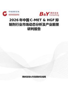 2026年中國C-MET & HGF抑制劑行業(yè)市場動(dòng)態(tài)分析及產(chǎn)業(yè)前景研判報(bào)告