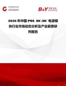 2026年中國POL DC-DC 電源模塊行業(yè)市場動(dòng)態(tài)分析及產(chǎn)業(yè)前景研判報(bào)告