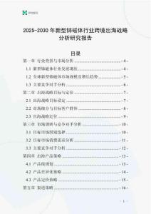 2025-2030年新型鈰磁體行業跨境出海戰略分析研究報告