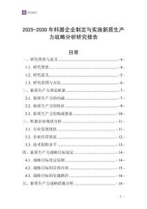 2025-2030年料器企業(yè)制定與實(shí)施新質(zhì)生產(chǎn)力戰(zhàn)略分析研究報(bào)告
