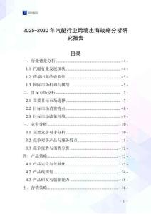 2025-2030年汽艇行業跨境出海戰略分析研究報告