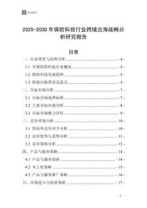 2025-2030年保險科技行業(yè)跨境出海戰(zhàn)略分析研究報告