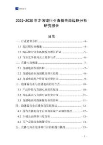 2025-2030年泡沫鎳行業(yè)直播電商戰(zhàn)略分析研究報告