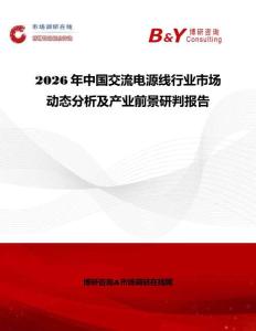 2026年中國交流電源線行業(yè)市場(chǎng)動(dòng)態(tài)分析及產(chǎn)業(yè)前景研判報(bào)告