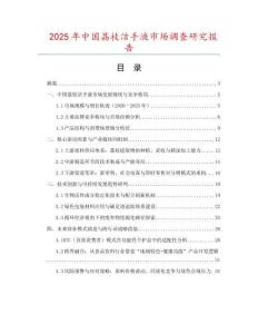 2025年中國荔枝潔手液市場調(diào)查研究報告