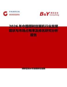 2026年中國傾轉旋翼機行業發展現狀與市場占有率及排名研究分析報告