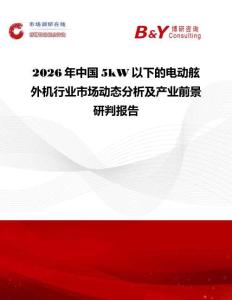 2026年中國5kW以下的電動舷外機行業(yè)市場動態(tài)分析及產(chǎn)業(yè)前景研判報告