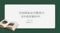全民國家安全教育日青年教育課件 PPT