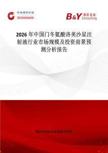 2026年中國門冬氨酸洛美沙星注射液行業(yè)市場(chǎng)規(guī)模及投資前景預(yù)測(cè)分析報(bào)告