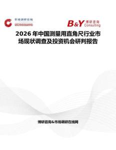 2026年中國測量用直角尺行業市場現狀調查及投資機會研判報告