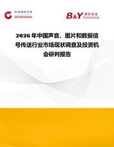 2026年中國聲音、圖片和數(shù)據(jù)信號傳送行業(yè)市場現(xiàn)狀調(diào)查及投資機(jī)會研判報告