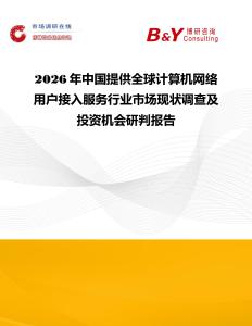 2026年中國提供全球計算機網(wǎng)絡(luò)用戶接入服務(wù)行業(yè)市場現(xiàn)狀調(diào)查及投資機會研判報告