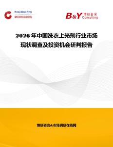 2026年中國洗衣上光劑行業(yè)市場現(xiàn)狀調(diào)查及投資機會研判報告