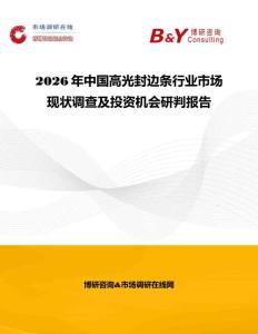 2026年中国高光封边条行业市场现状调查及投资机会研判报告
